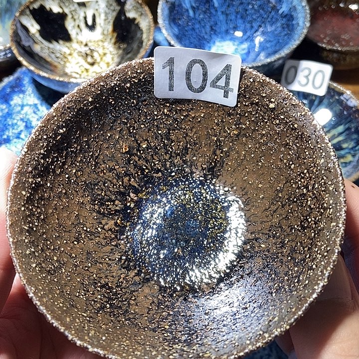 茶盏龙窑柴烧柴烧落灰