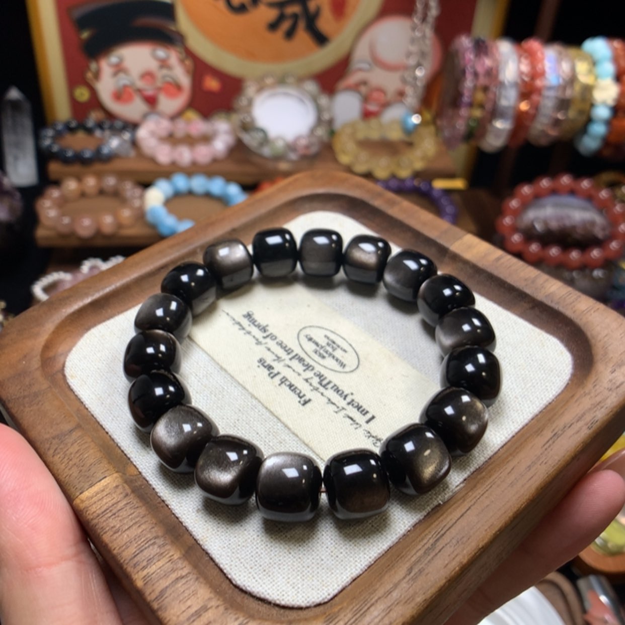 【闪购商品】水晶手串未镶嵌银耀石