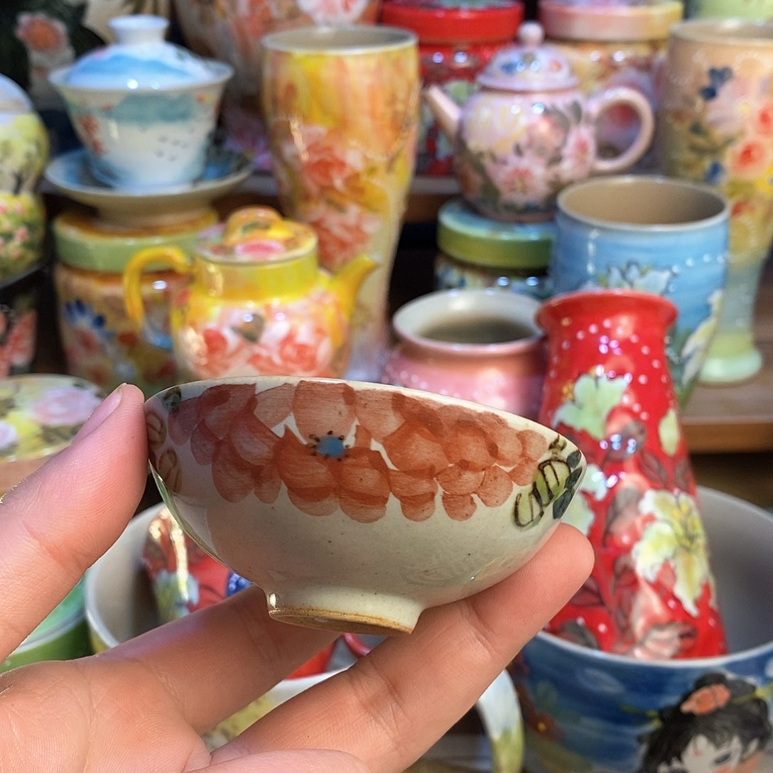 瓷片手绘陶赶紧来看看吧