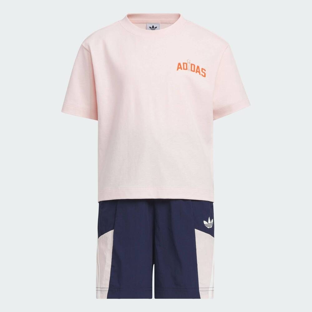 【滔搏联动】adidas Originals 三叶草LK KN TEE SET短袖套服KC1507