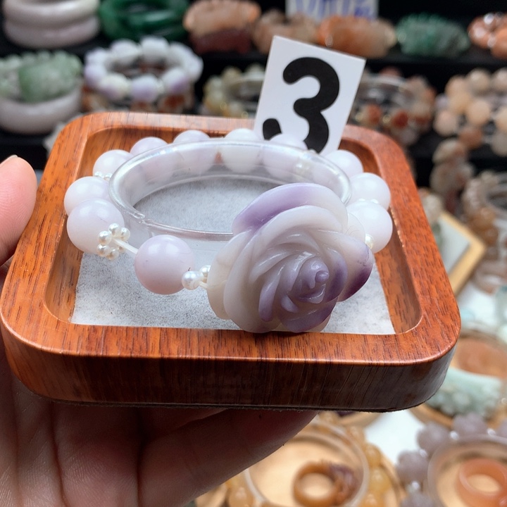 石英质玉手链未镶嵌