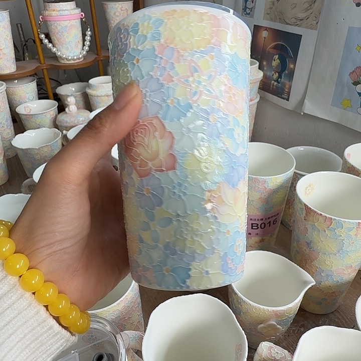 大***)瓷杯子全品无瑕疵不带锦盒