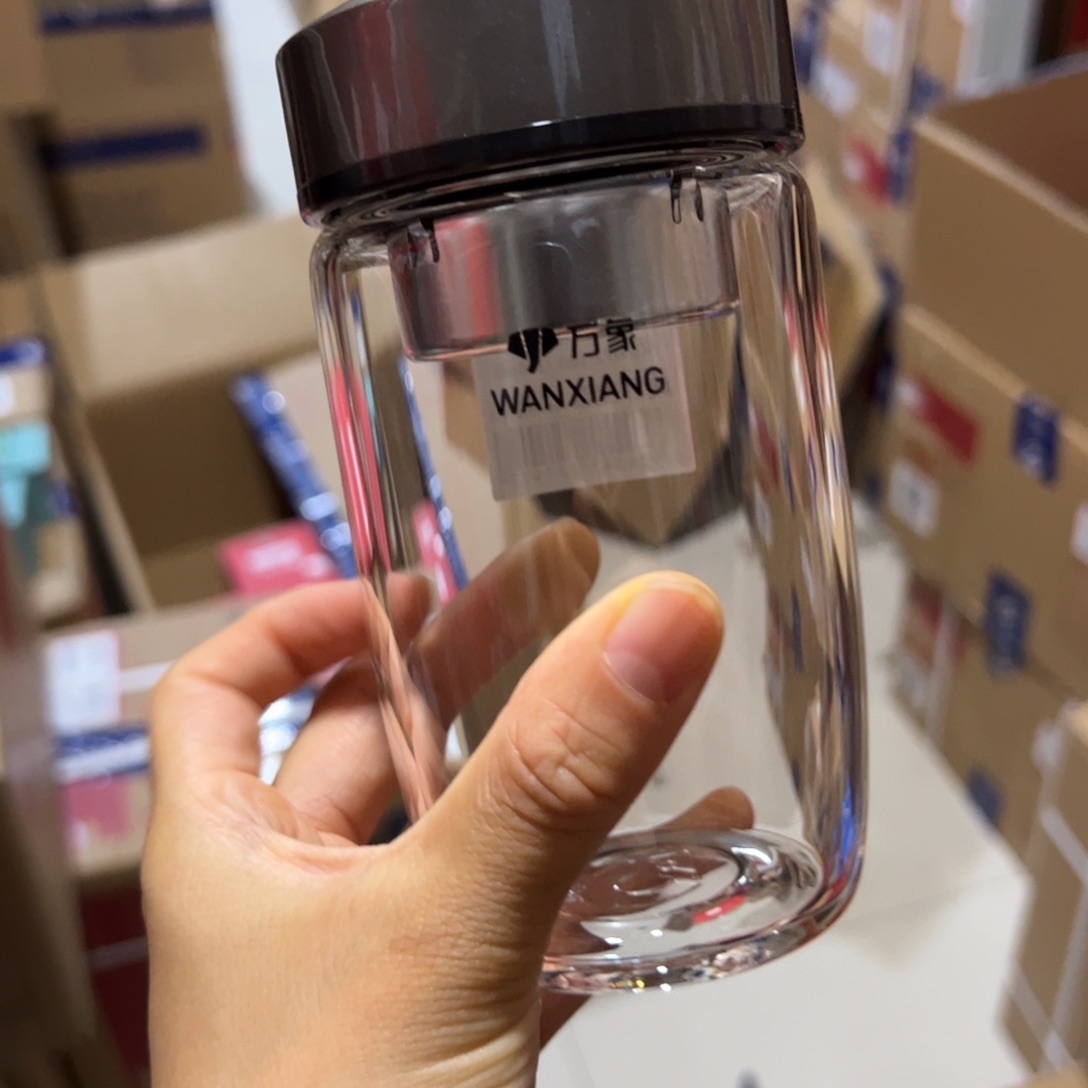 万象时空知了u402单层烫手玻璃杯380➕被套