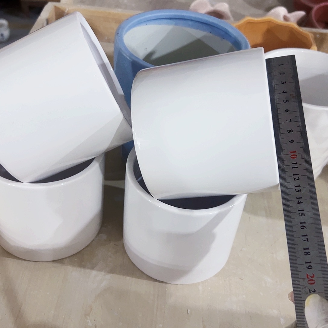 有孔，外贸尾单陶瓷花盆凑单10米包邮