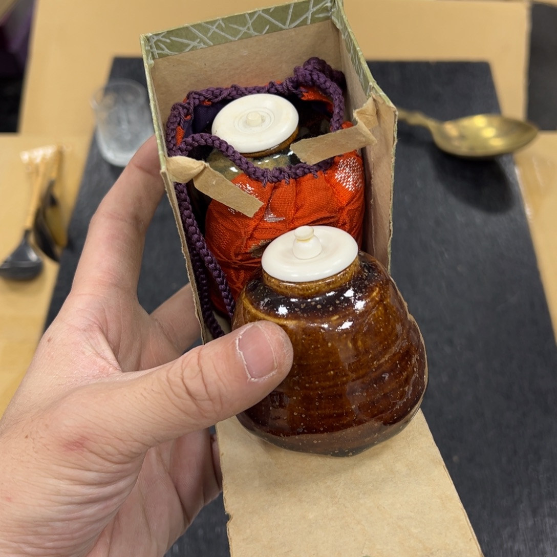 陶瓷日本中古工艺品摆件