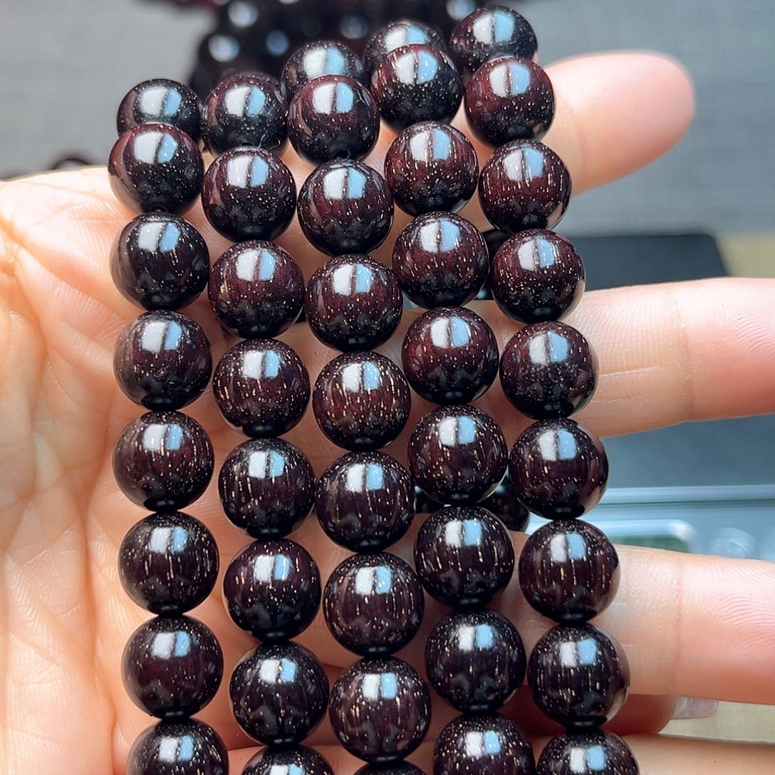 檀香紫檀（小叶紫檀）1.0 108颗 多星