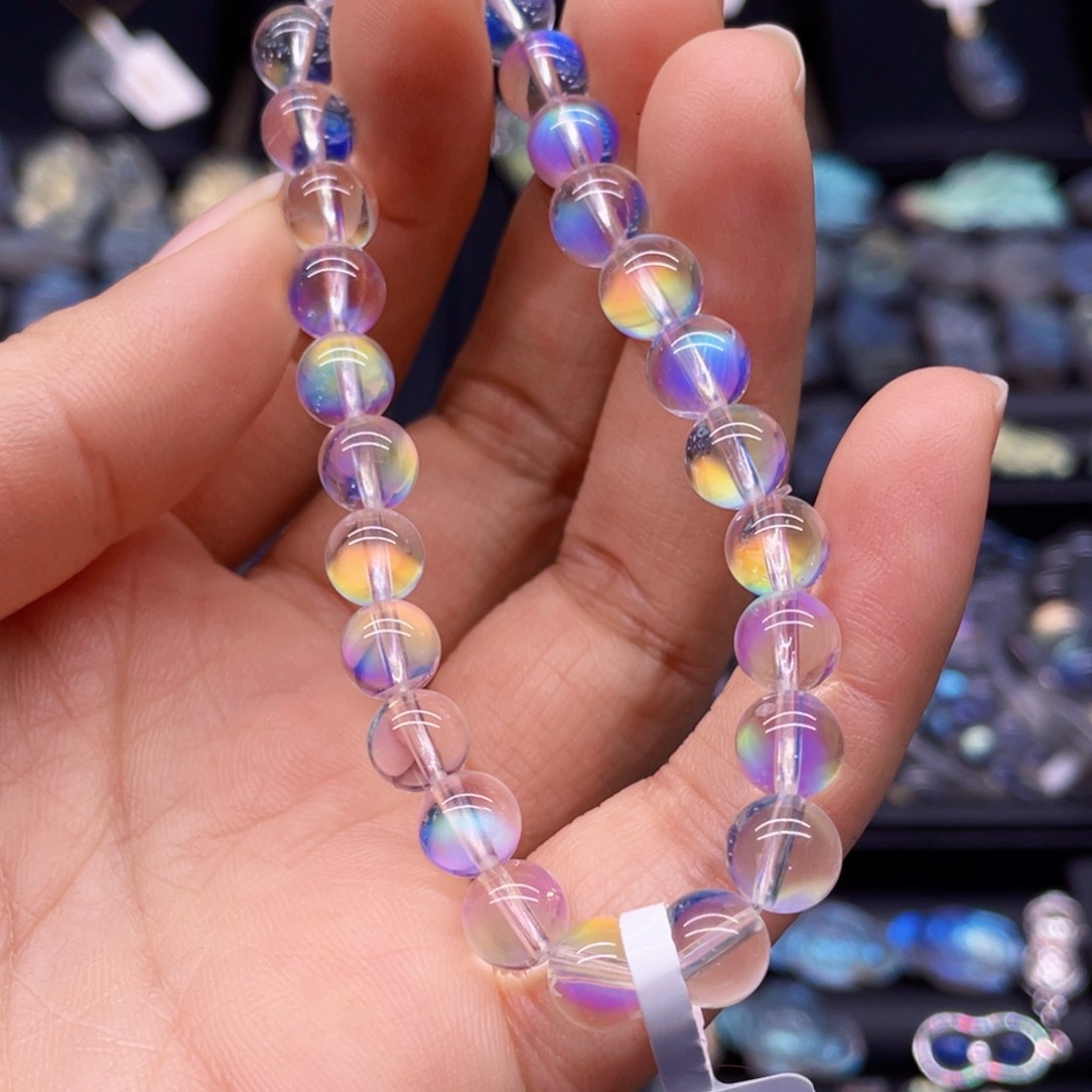 月光石手串未镶嵌书**镜7.3左右