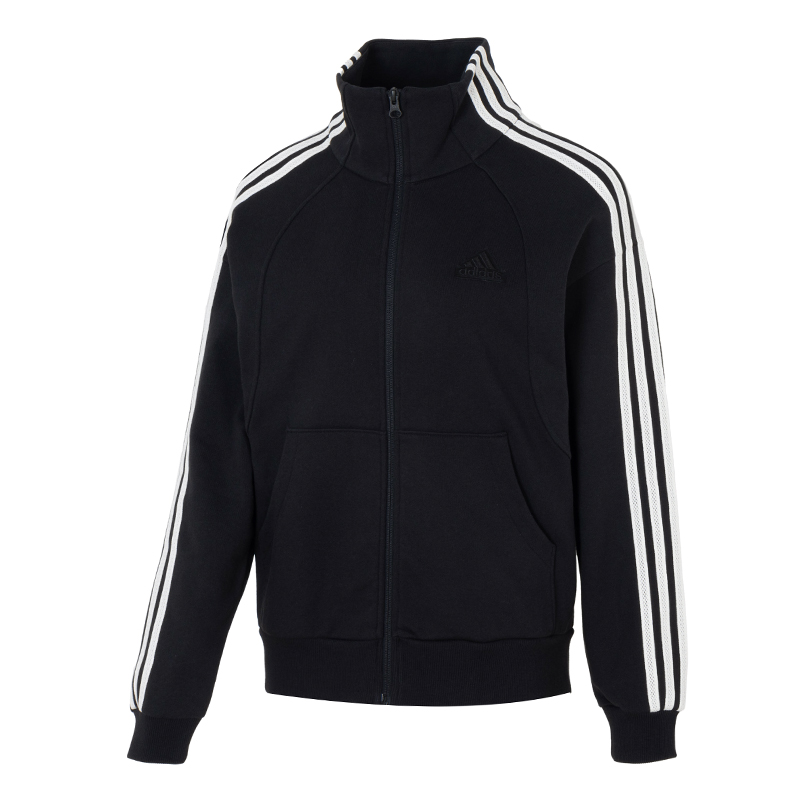 adidas阿迪达斯外套女装2025新款针织立领夹克运动休闲上衣JN0759