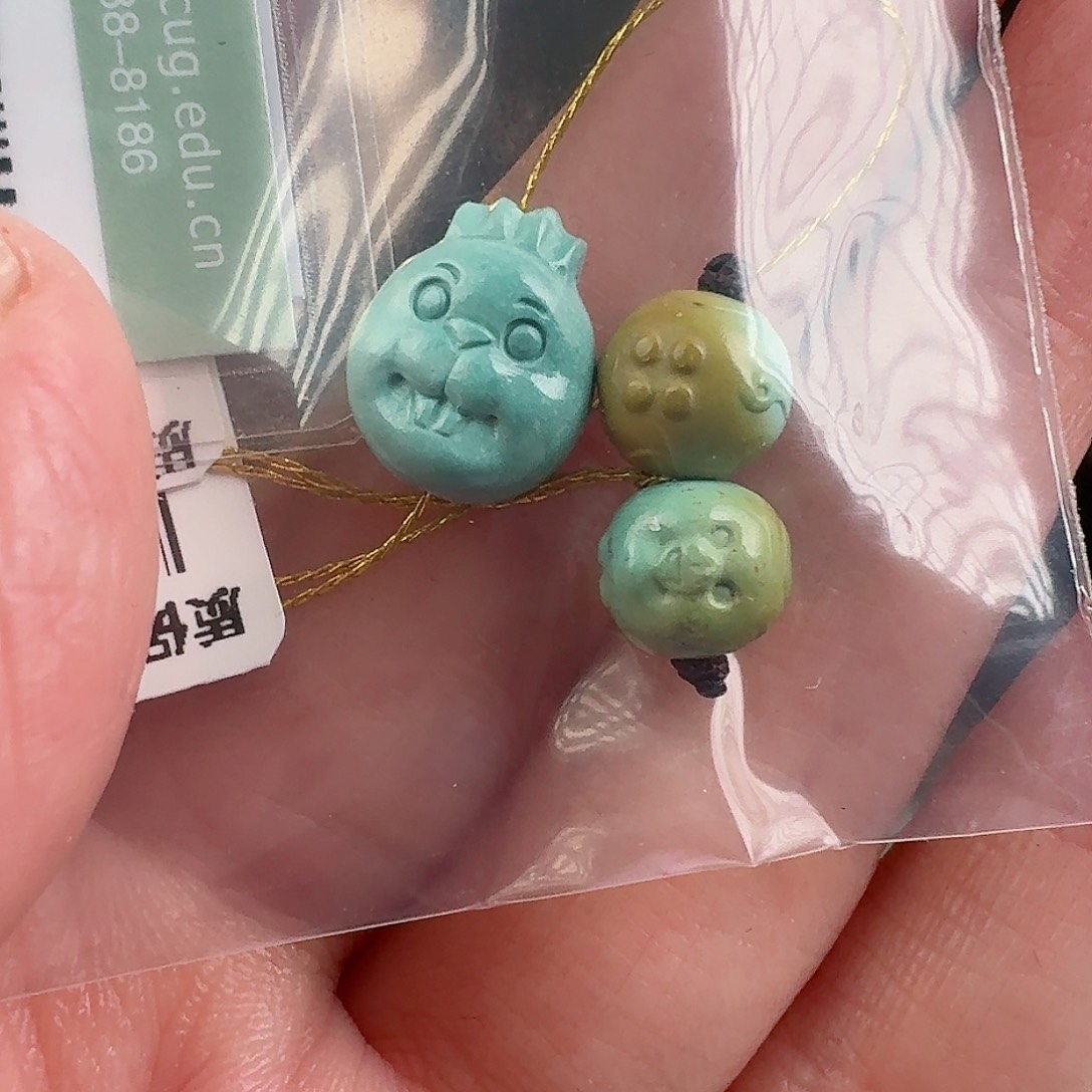 绿松石珠宝奇石未镶嵌