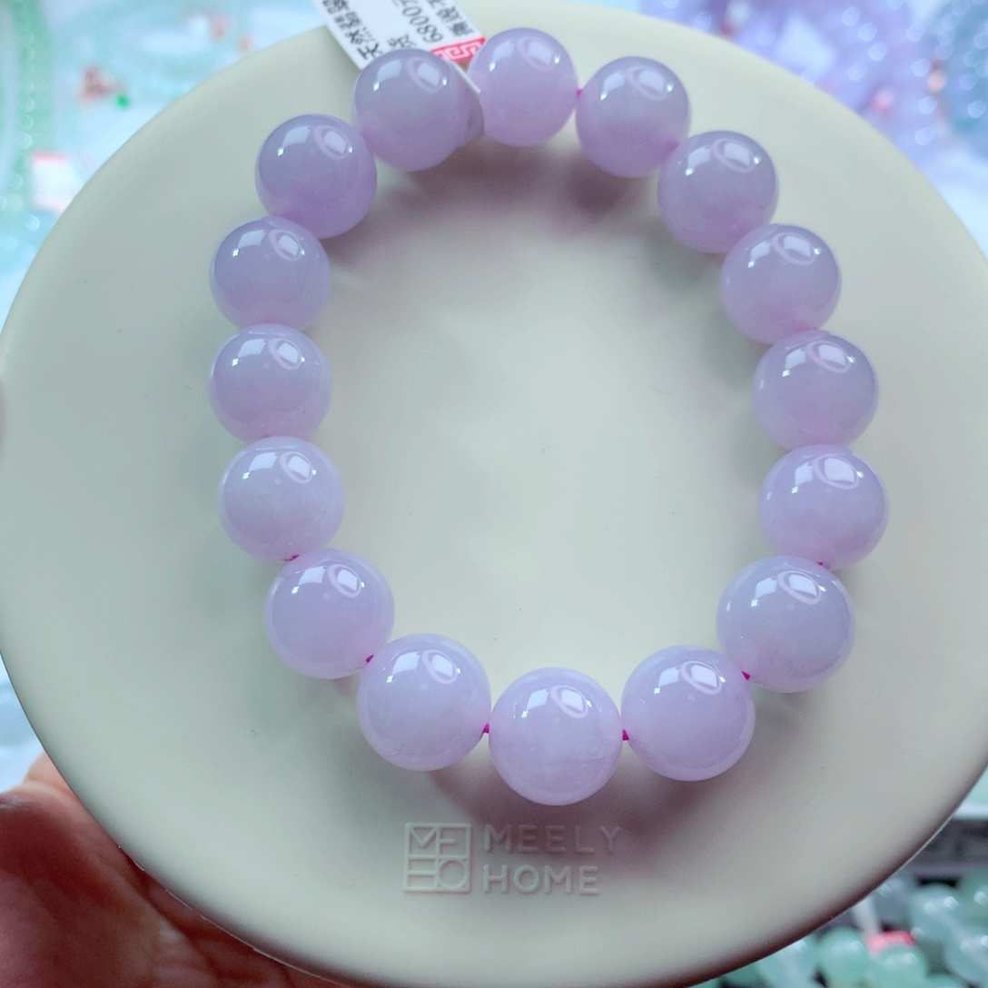 翡翠未镶嵌手链卡12.5