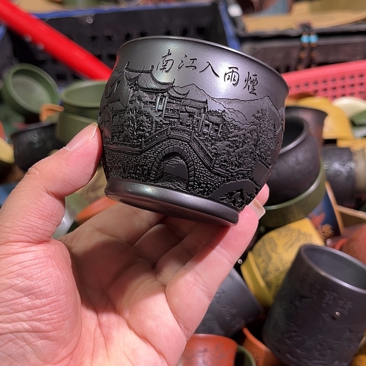 茶杯紫砂全手工紫砂主人杯