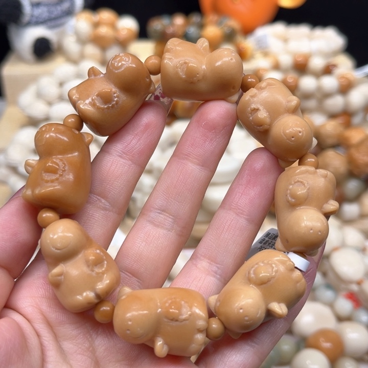 菩提根/象牙果手串卡皮1.13 6