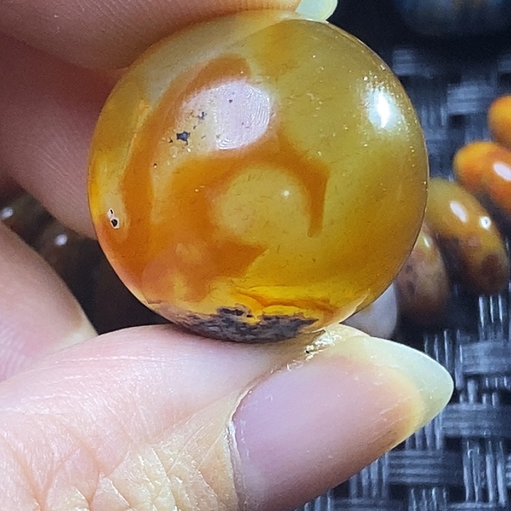 枯***僧玛瑙/玉髓未镶嵌颈饰