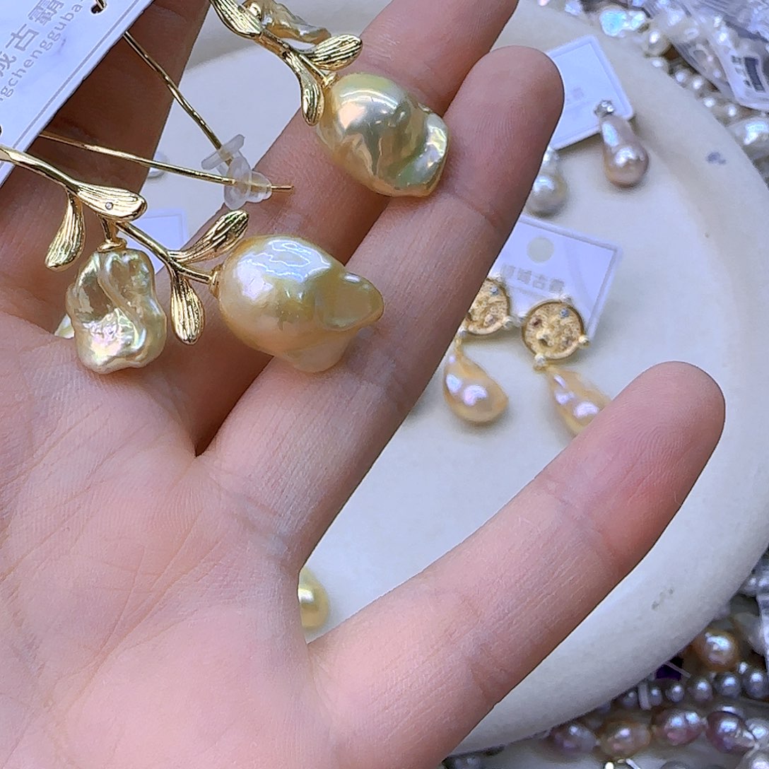 银S925镶嵌项链定制294淡水珍珠