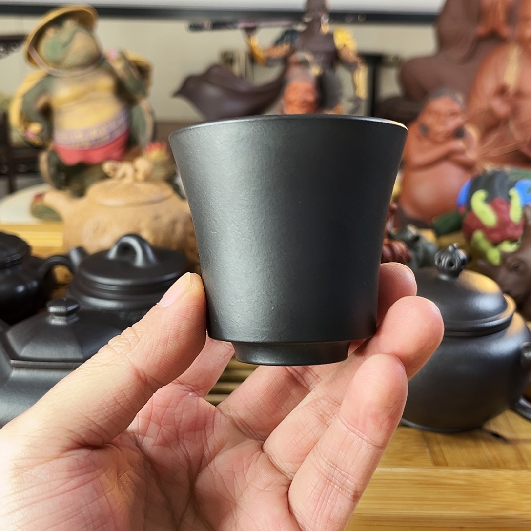 茶宠紫砂高温还原主人杯