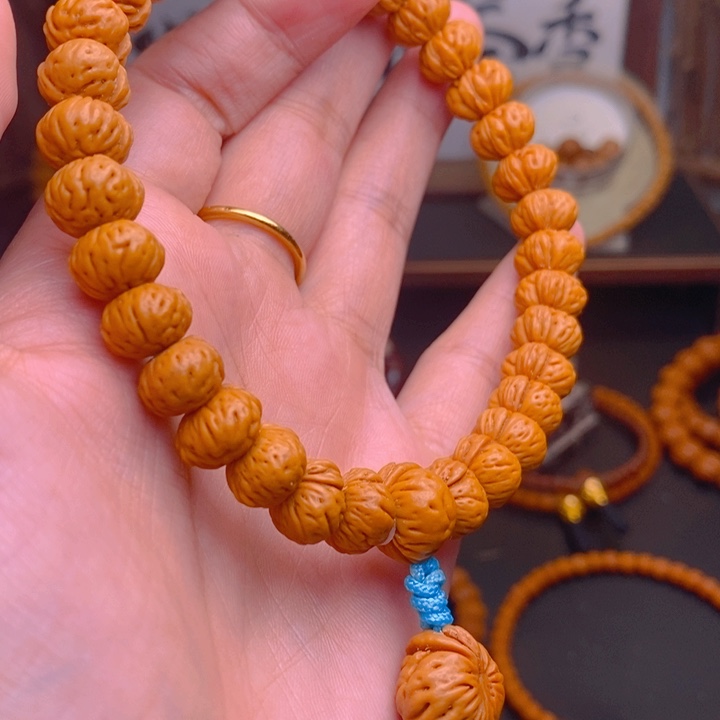 纸***年手串桃核龙文桃核