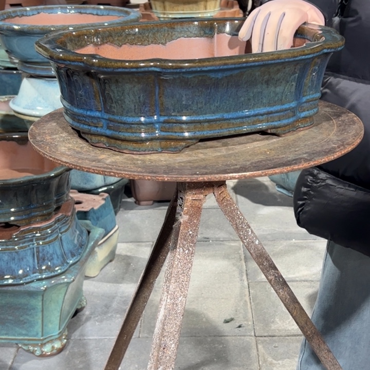 凑***花盆紫砂高温微瑕处理