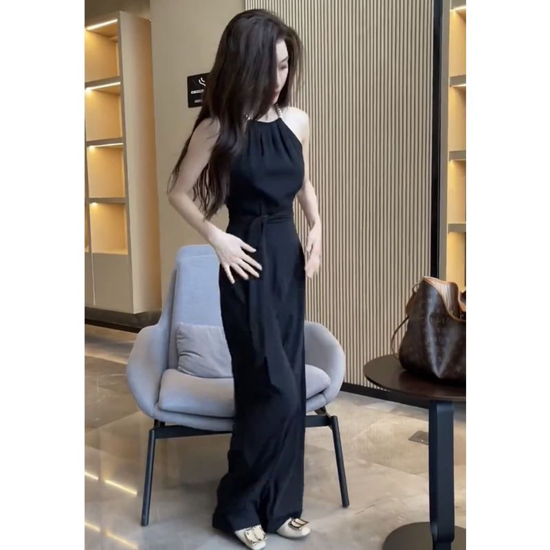 直筒裤长裤阔腿裤连体衣连体裤小众时尚复古工装风