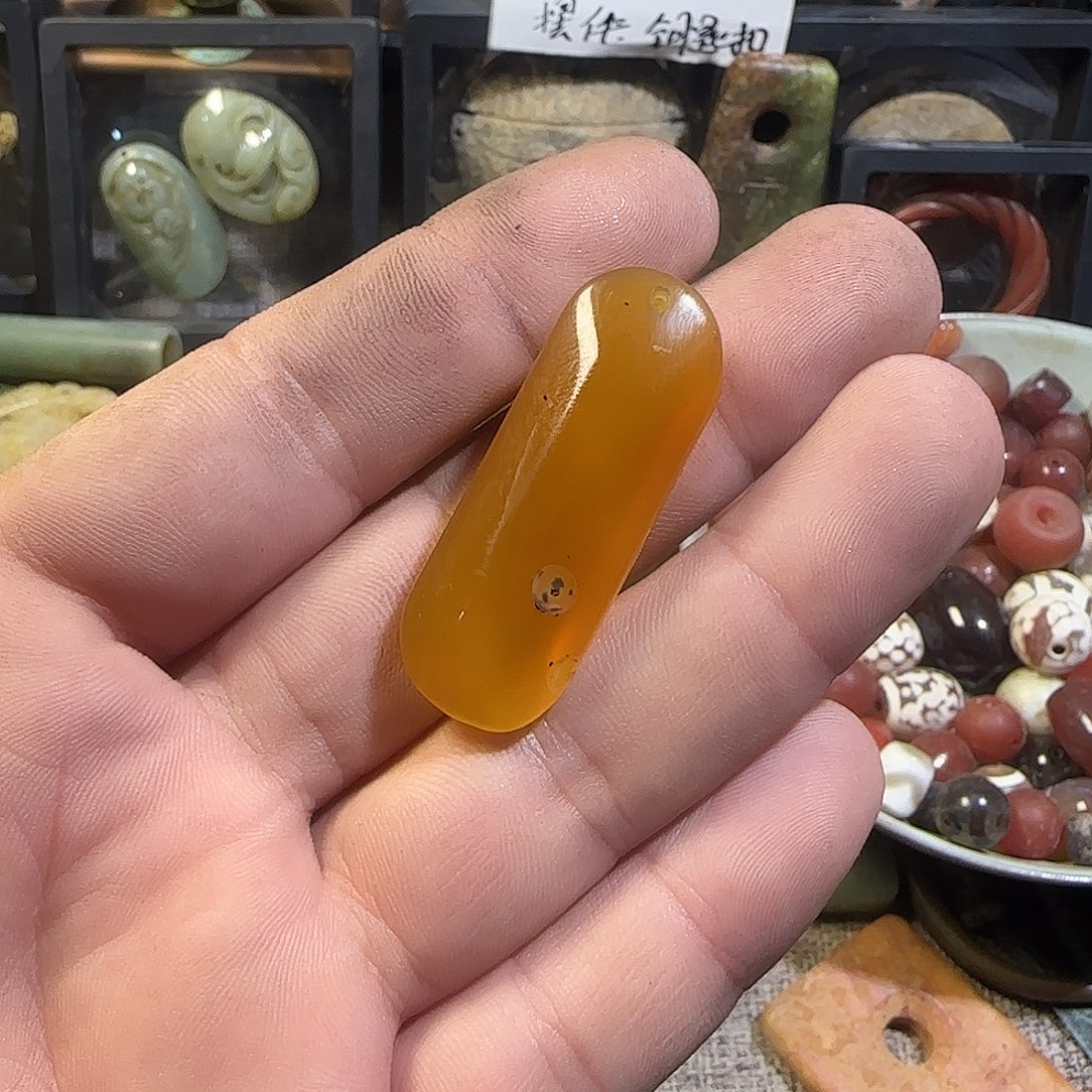 W***꧂玛瑙/玉髓合金手链工艺品吊坠111