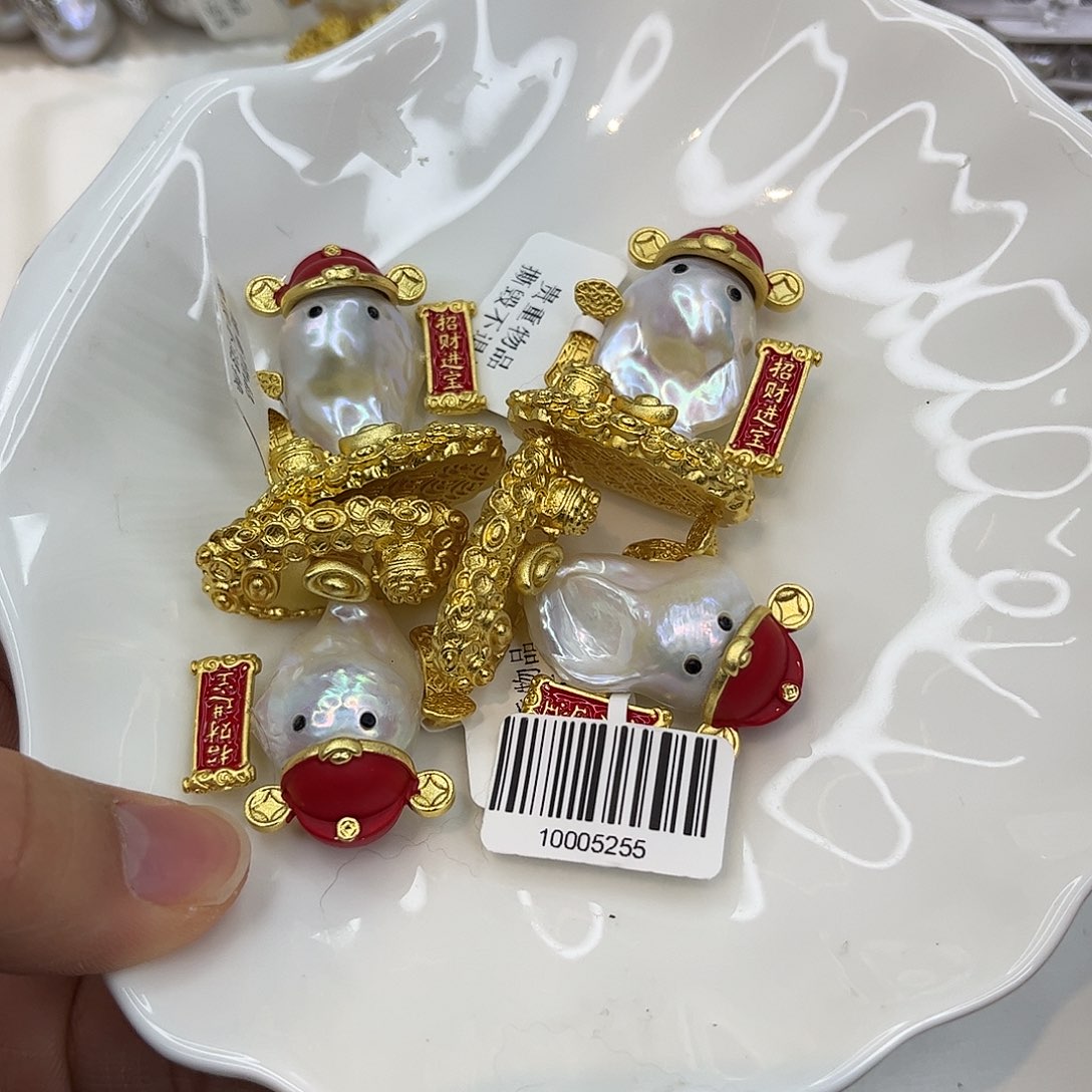 耳饰淡水珍珠合金