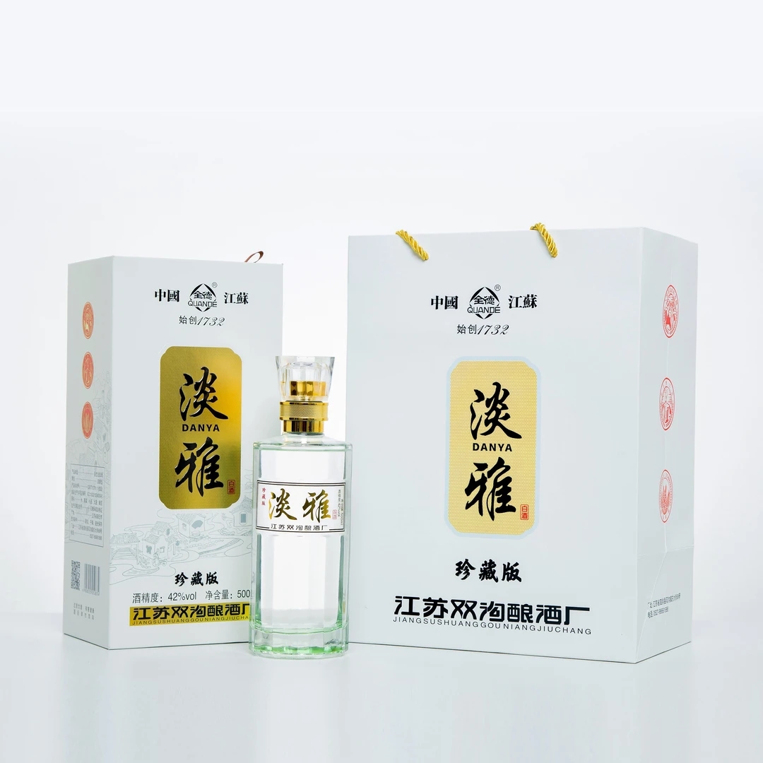 全德·淡雅珍藏·42℃·500ml×6瓶/箱（白酒）