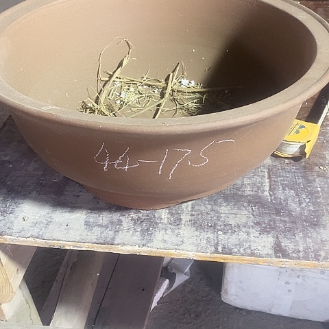 紫砂中国李新紫砂花盆，