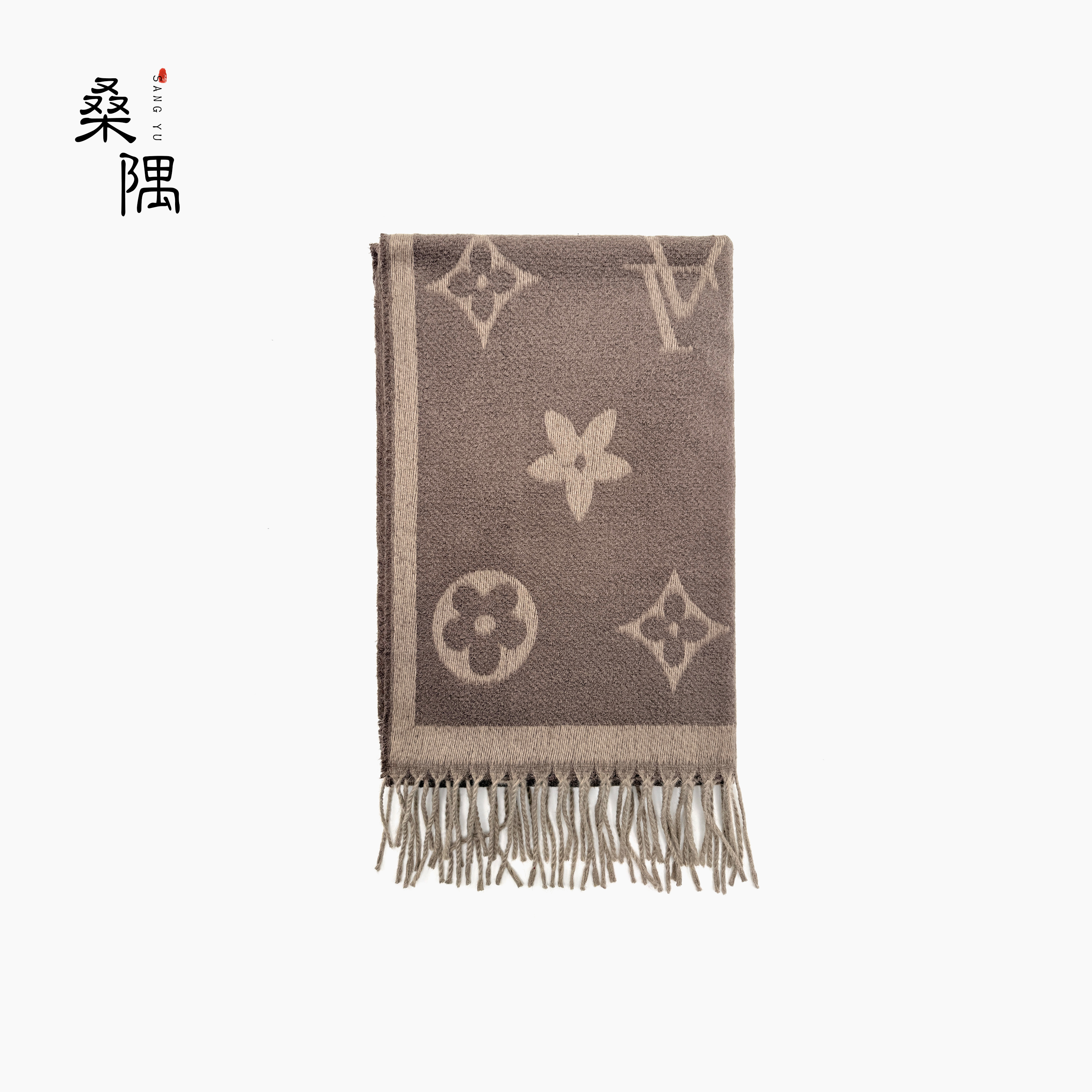 女士围巾格纹学院风男友风流苏时尚百搭女保暖披肩wj01