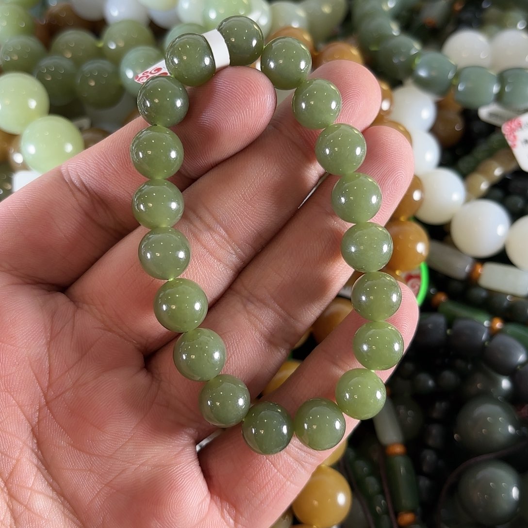 和田玉手链未镶嵌W164