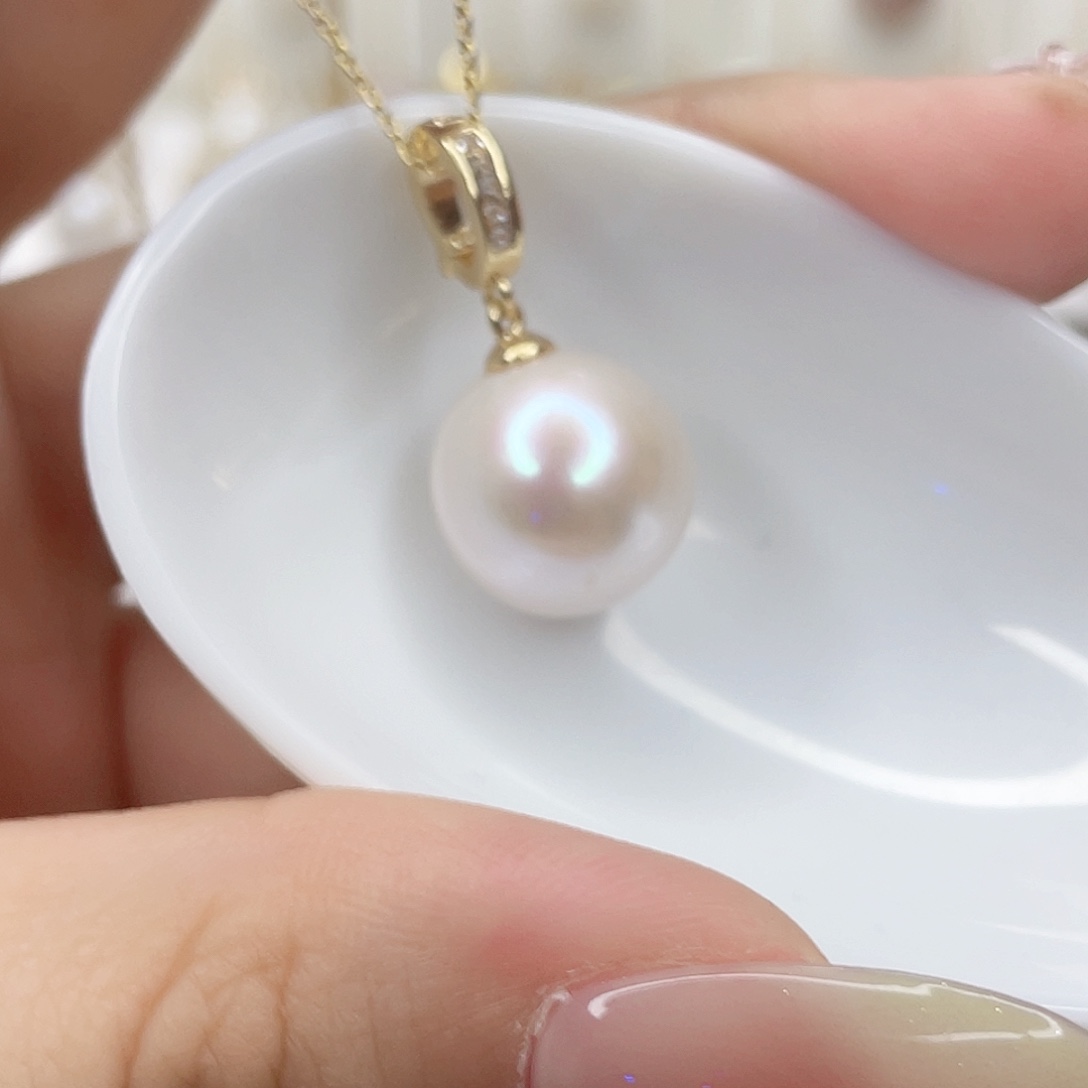淡水珍珠未镶嵌吊坠(赠链)