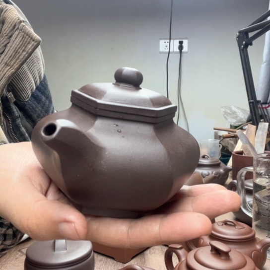 茶壶紫砂兄****）原矿紫泥