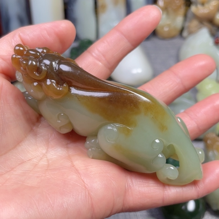 用***1和田玉未镶嵌挂件