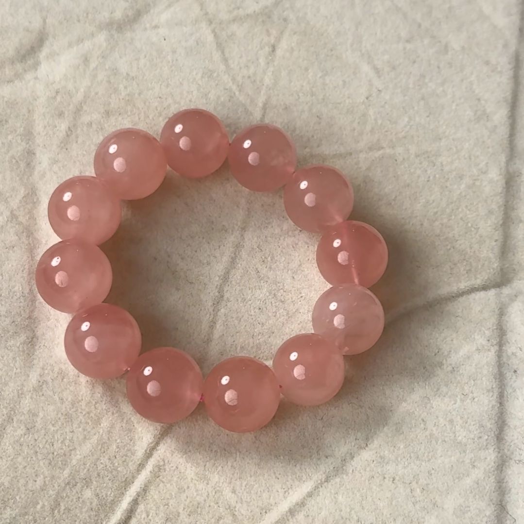 未镶嵌手链芙蓉石袋*素圈