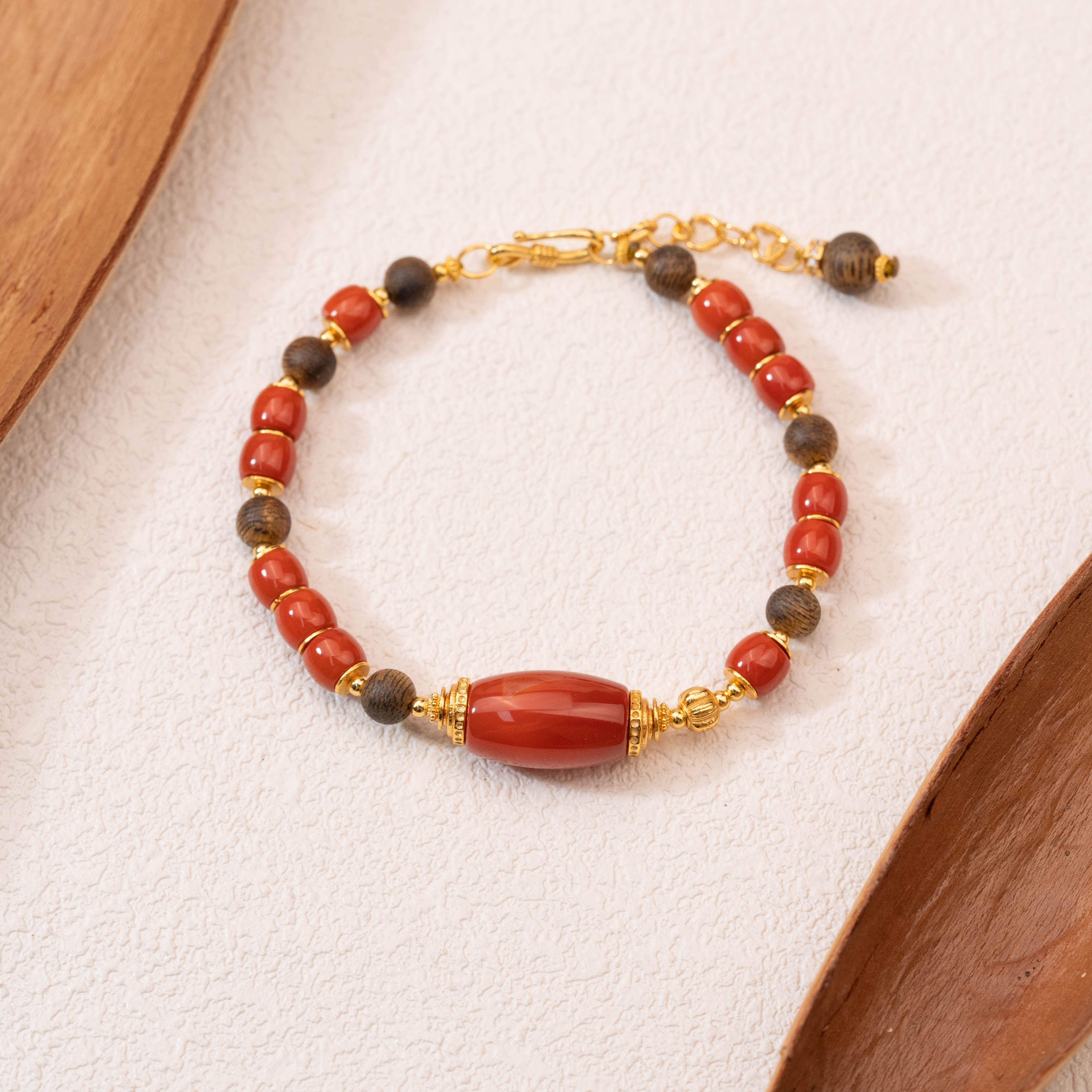 【红富通达】南红手链925（天然珠宝多样性发其一）