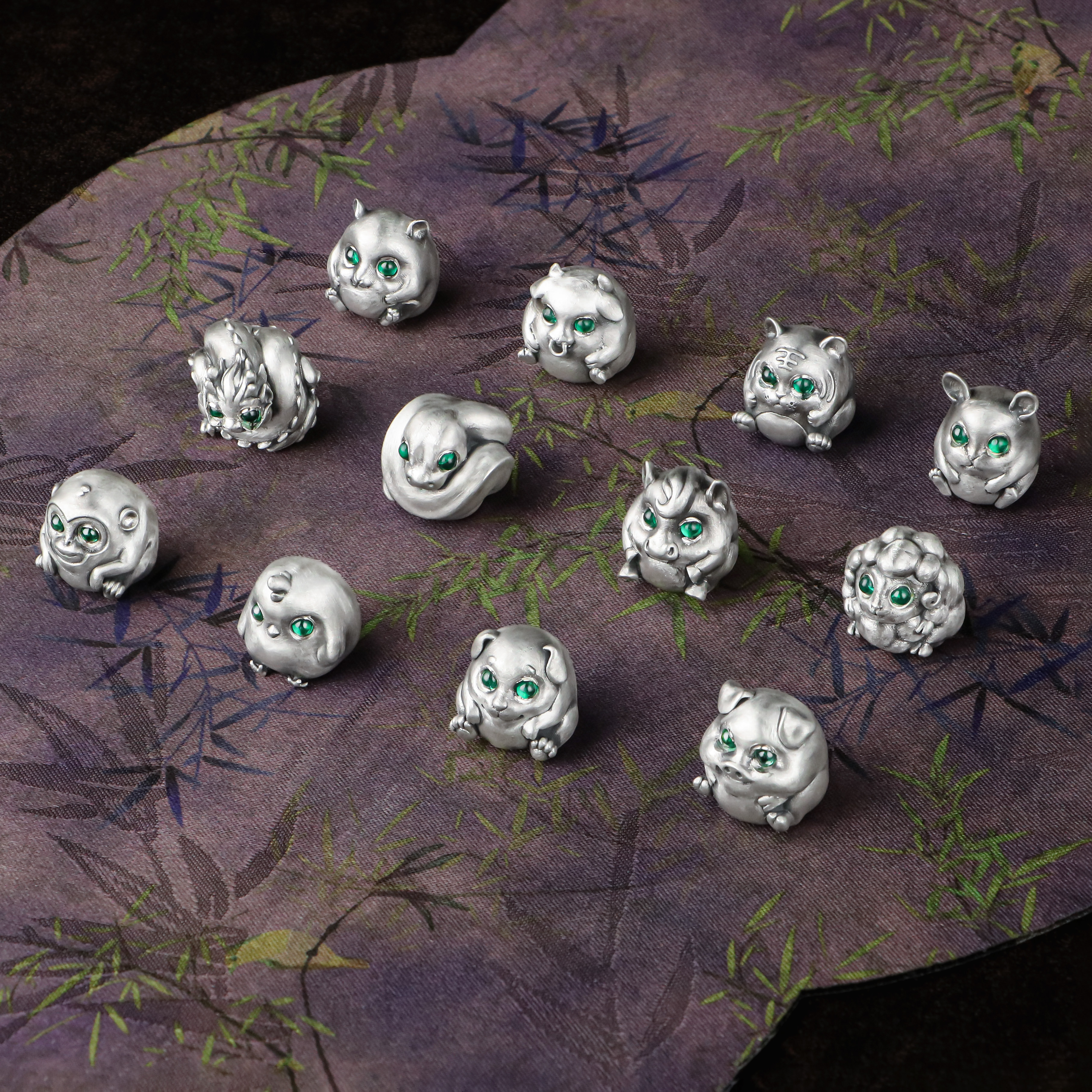 境秋磁吸十二生肖精品茶宠12生肖个性茶具配件茶道零配可养茶玩