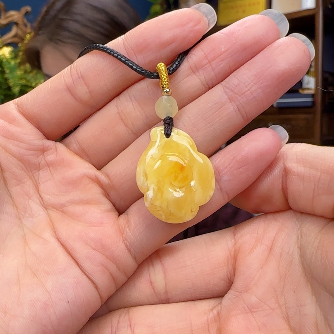 蜜蜡颈饰未镶嵌1111111111