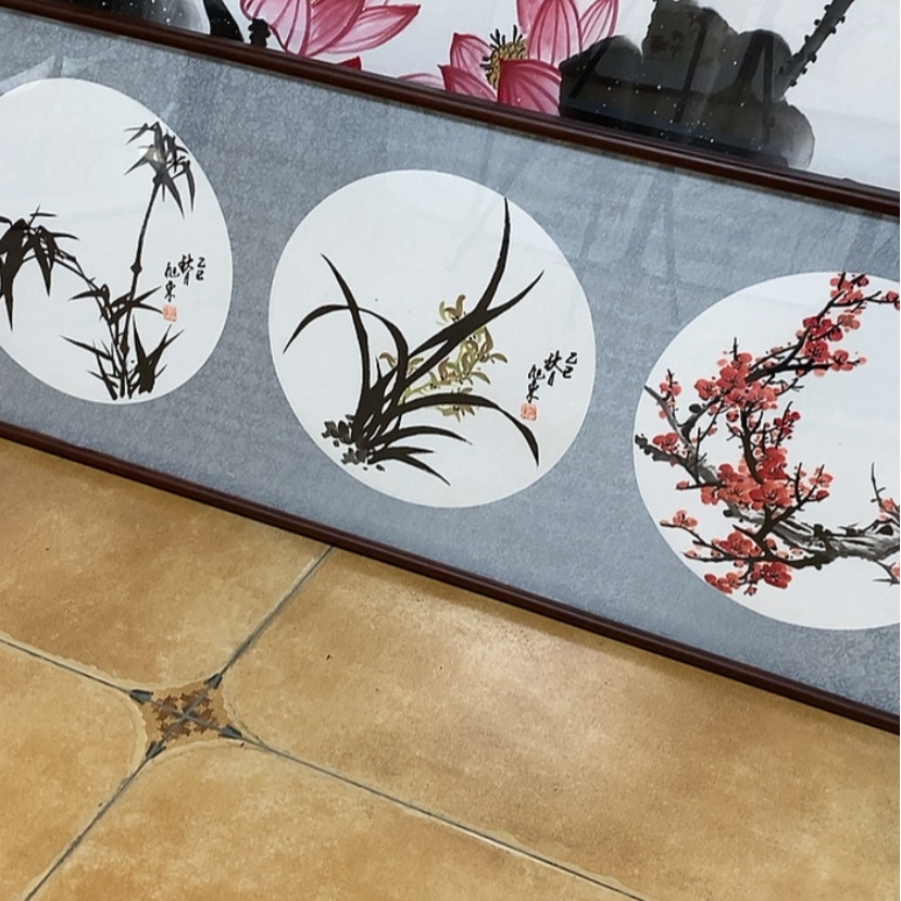 【闪购商品】国画手绘国画带框