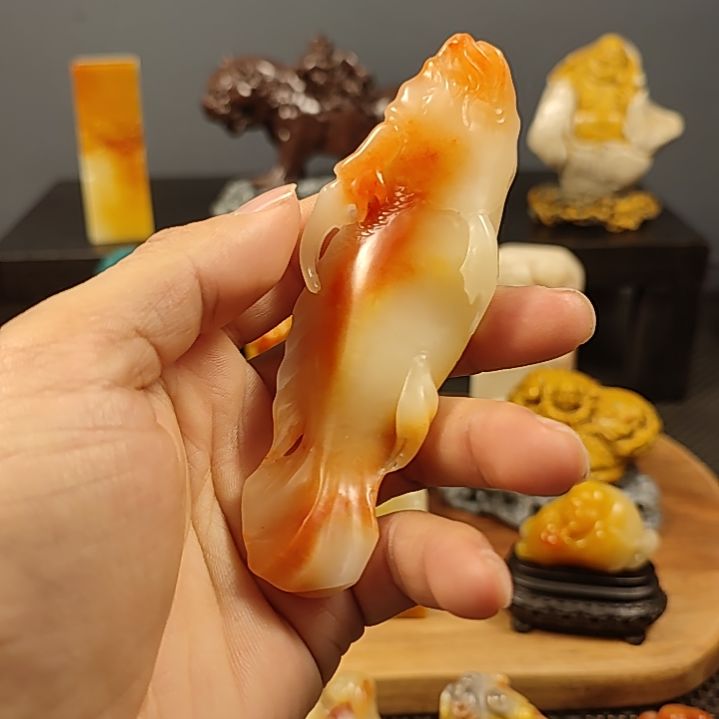 寿山石手把件手把件