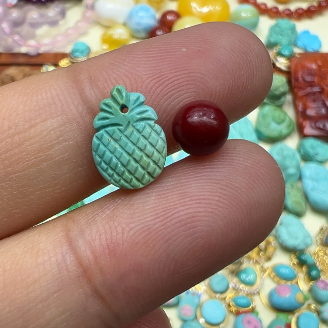 南红玛瑙未镶嵌颈饰