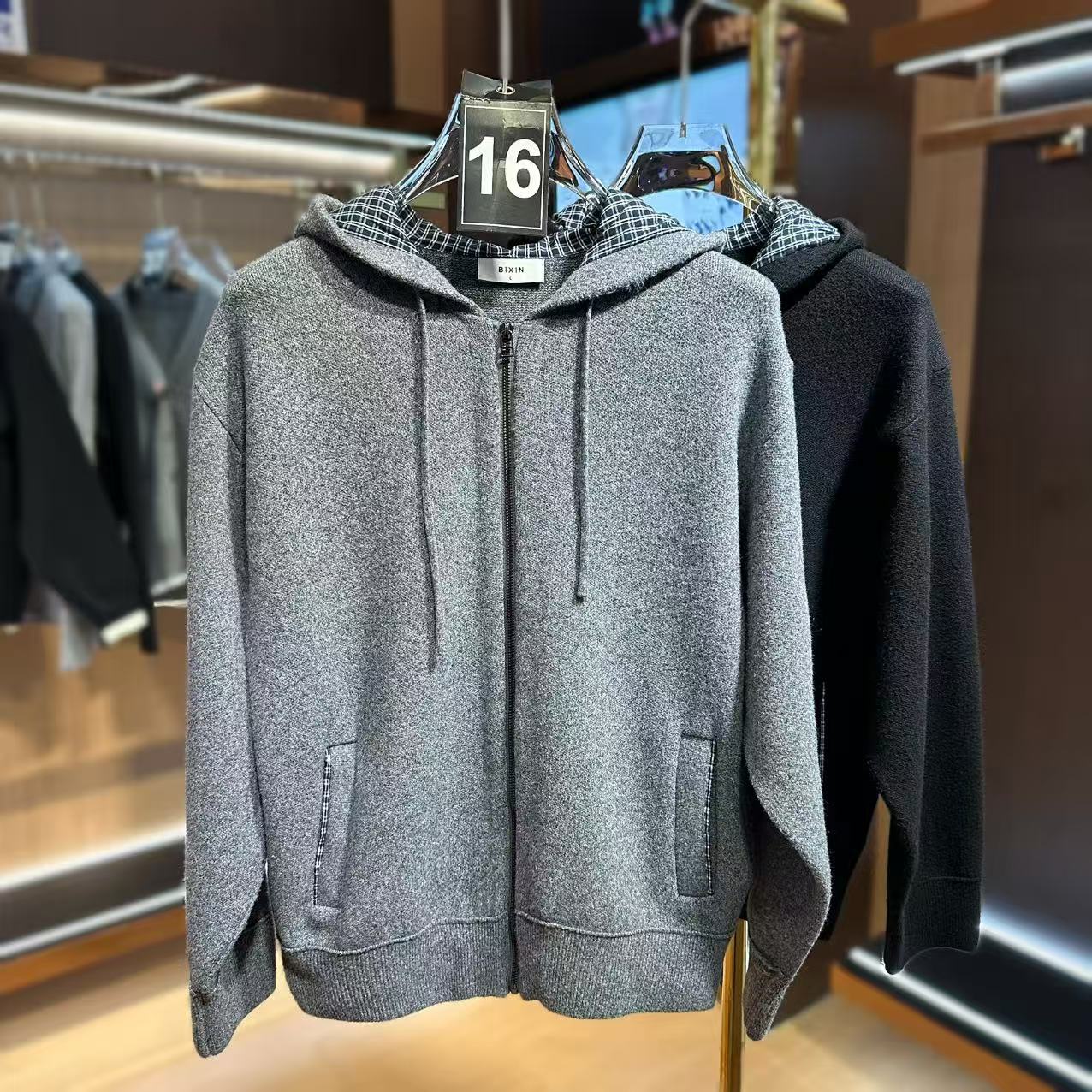 16号链接明星网红富人穿搭秋冬设计轻奢时尚高级感毛衣外套7033