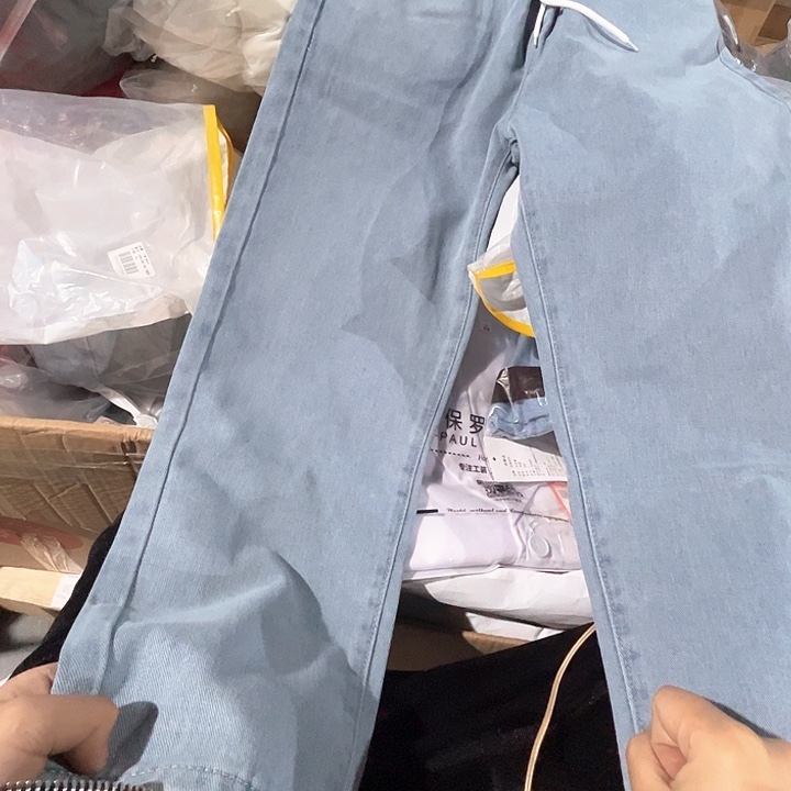 Xl码牛仔裤。 蓝色。        