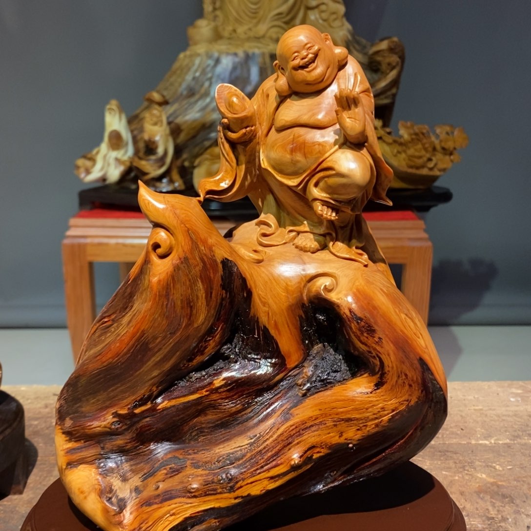 柏木（崖柏）崖柏木雕刻