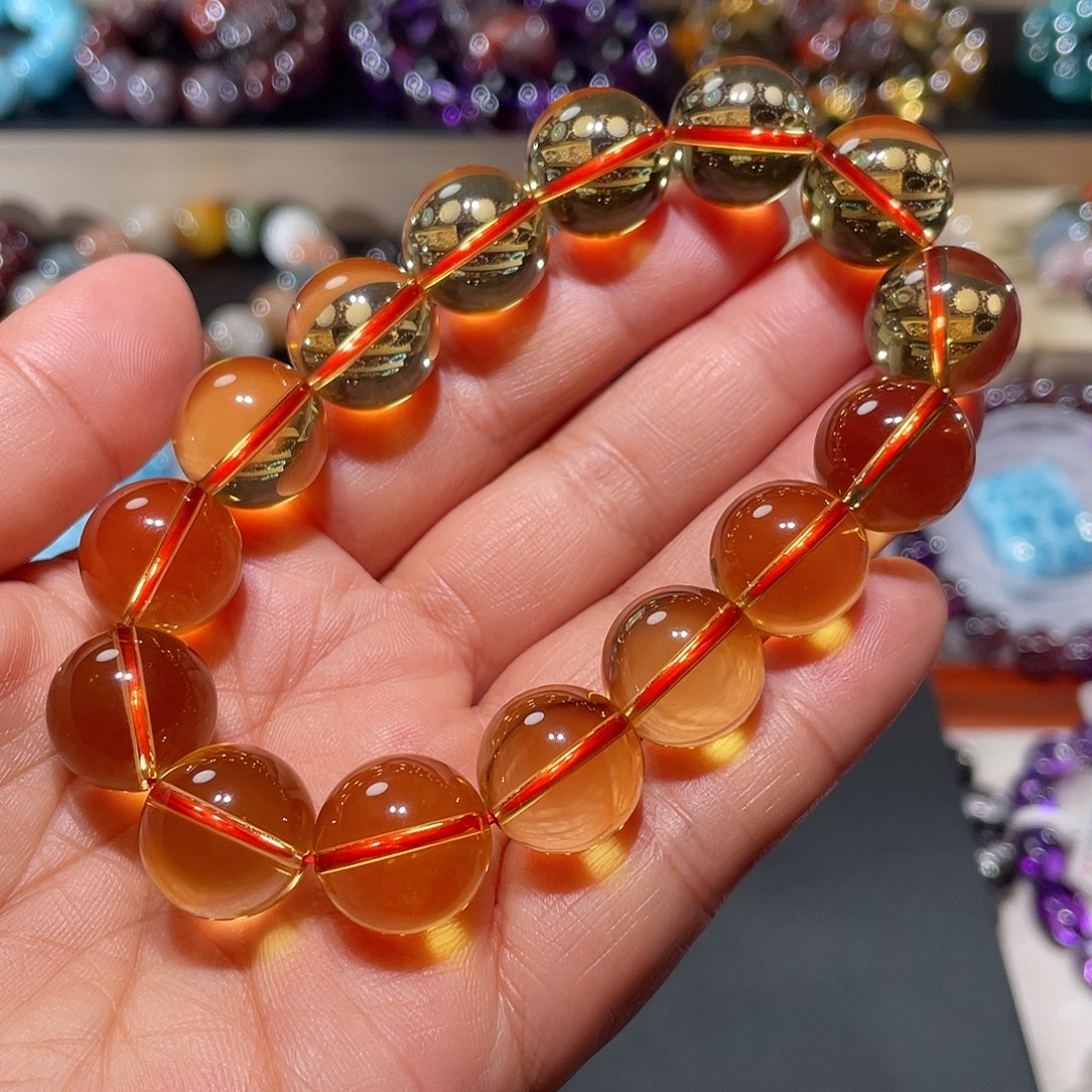 手链水晶未镶嵌黄水晶手链