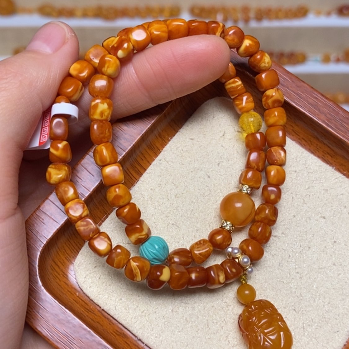 【闪购商品】未镶嵌蜜蜡手链手串