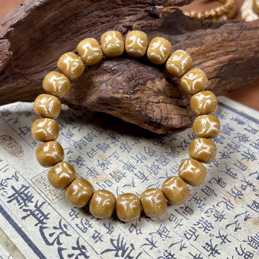 紫金鼠手串 黄金鬼脸 毕业级原生态大尺寸