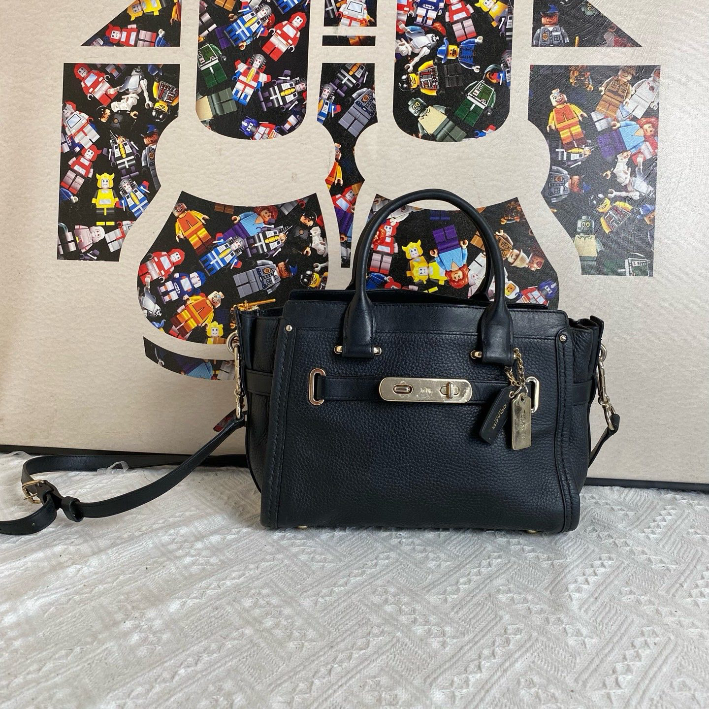 95新 COACH/蔻驰 19621斜挎包