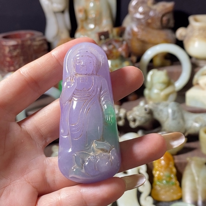 紫金钵盂菩提吊坠