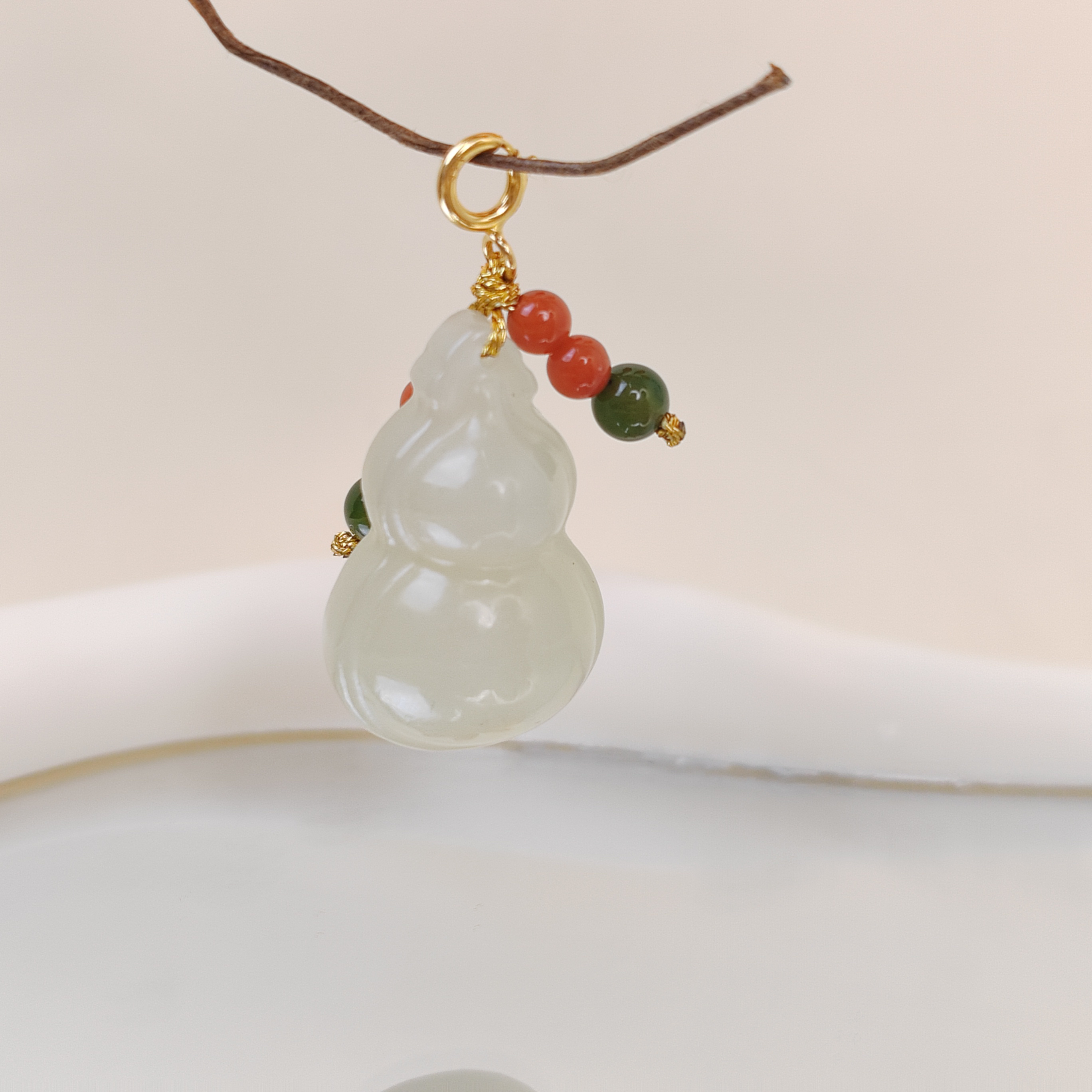 宠粉福利 和田玉小葫芦吊坠（多样性发其一）