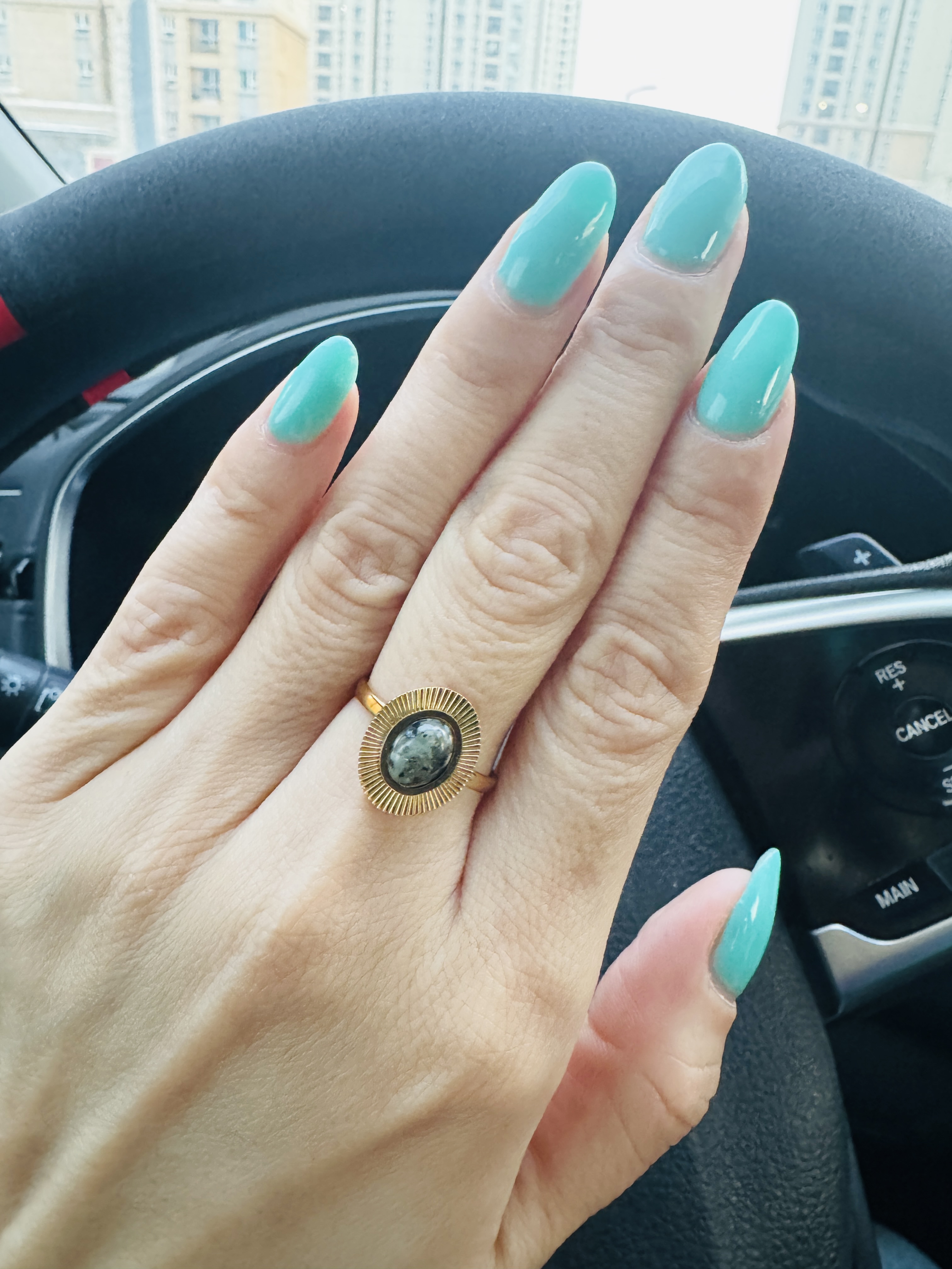 钛钢戒指 钛钢戒指 LARVINA复古戒指