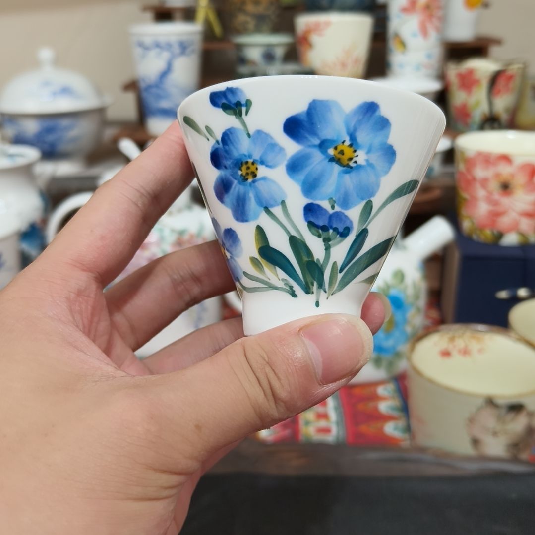 摆件景德镇手工手绘高温瓷器