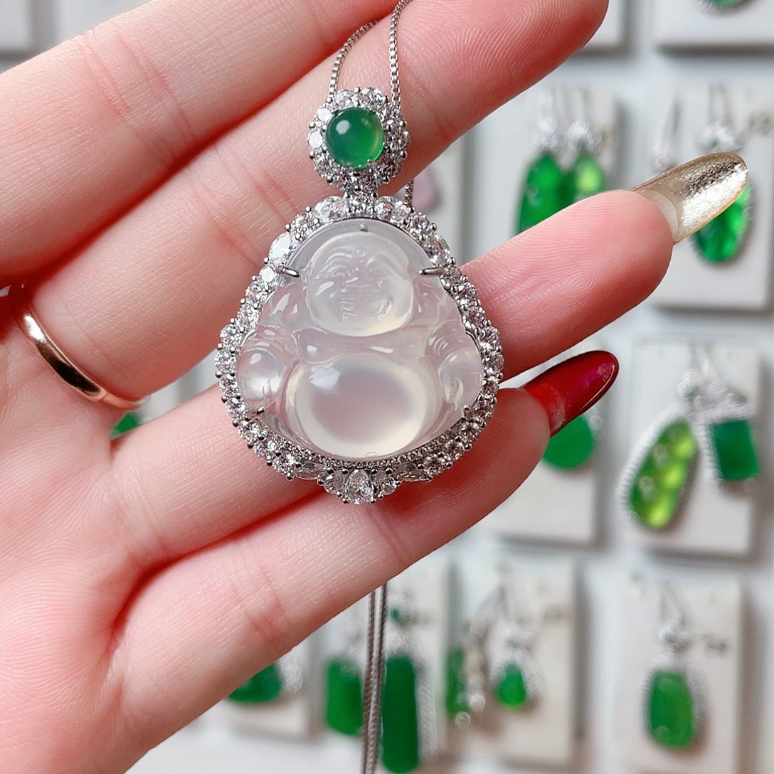 玛瑙/玉髓吊坠(赠链)未镶嵌